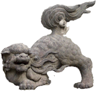 荒川区素盞雄神社の狛犬