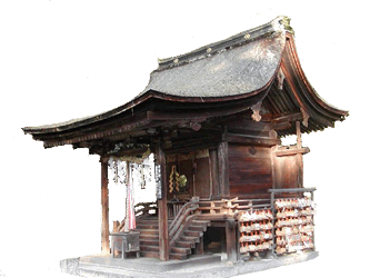 滋賀県御上神社の重文若宮社